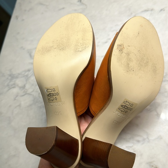 JCrew heel slides size6 1/2 worn once - Picture 6 of 6
